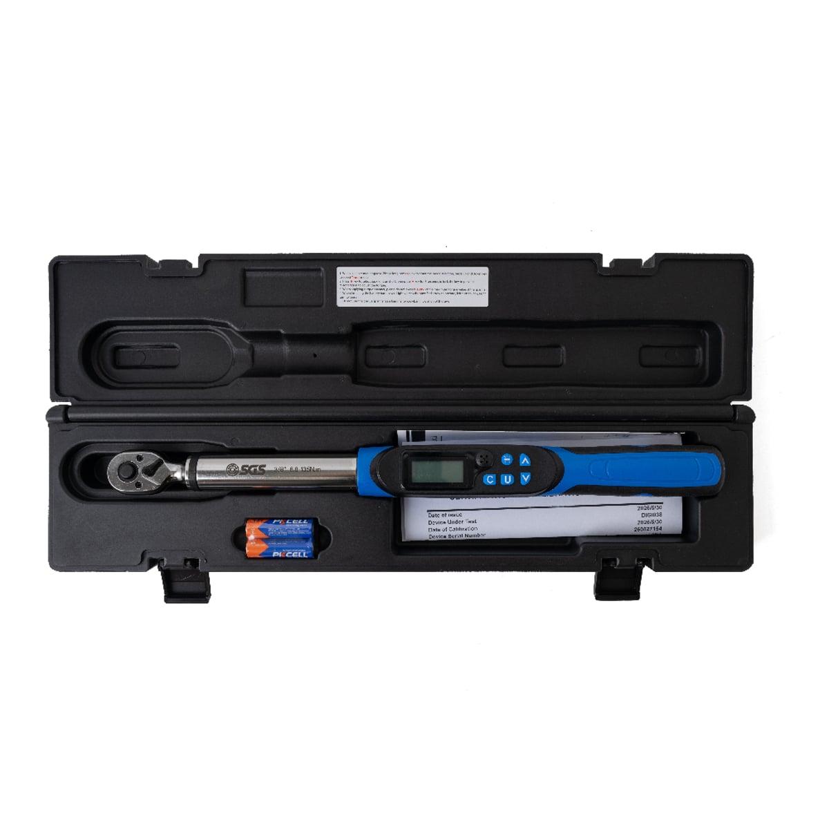 SGS 3/8in Drive Digital Torque Wrench | 6.8-135Nm
